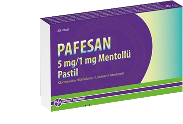 PAFESAN 5MG/1 MG MENTOLLU PASTIL (20 PASTIL)